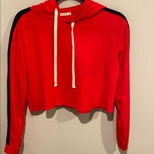 hoodie crop top
